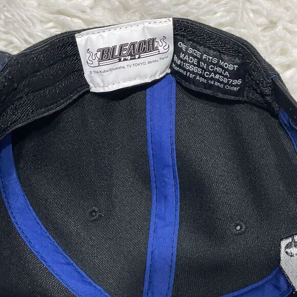 Bleach Ichigo Kurosaki Mens Hat Anime Elite Snap Back Adjustable New Bioworld - Picture 3 of 6